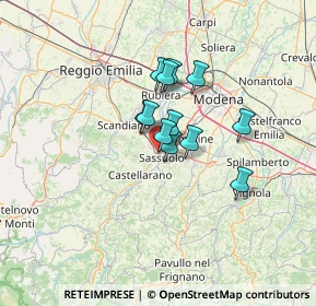 Mappa Via Marzabotto, 41049 Sassuolo MO, Italia (8.61083)