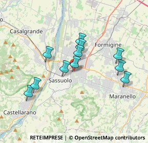 Mappa Viale S. Giacinto, 41049 Sassuolo MO, Italia (3.25364)