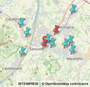 Mappa Viale S. Giacinto, 41049 Sassuolo MO, Italia (3.44182)