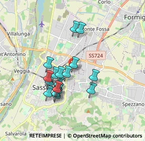 Mappa Viale S. Giacinto, 41049 Sassuolo MO, Italia (1.51471)