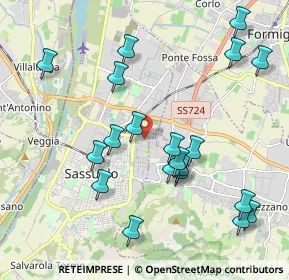 Mappa Viale S. Giacinto, 41049 Sassuolo MO, Italia (2.2045)