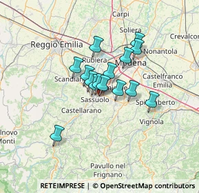 Mappa Viale S. Giacinto, 41049 Sassuolo MO, Italia (9.13867)