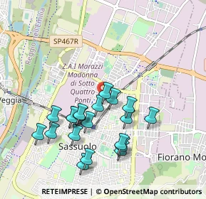 Mappa Viale VIII Maggio, 41049 Sassuolo MO, Italia (0.926)