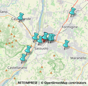 Mappa Viale VIII Maggio, 41049 Sassuolo MO, Italia (2.79273)