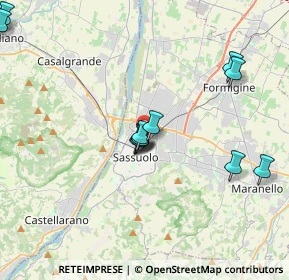 Mappa Viale VIII Maggio, 41049 Sassuolo MO, Italia (4.38769)