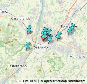 Mappa Viale VIII Maggio, 41049 Sassuolo MO, Italia (2.37818)