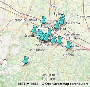 Mappa Via S. Giacinto, 41042 Fiorano Modenese MO, Italia (9.146)