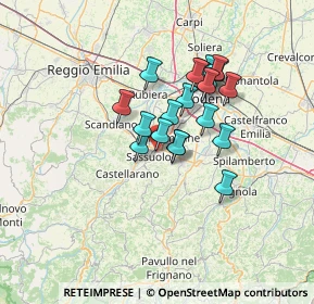 Mappa Via S. Giacinto, 41042 Fiorano Modenese MO, Italia (10.4585)