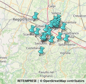 Mappa Via S. Giacinto, 41042 Fiorano Modenese MO, Italia (9.849)