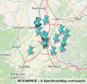 Mappa Piazza Castello, 12045 Fossano CN, Italia (9.96)
