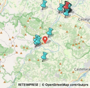 Mappa Via Ca' de Pralzi, 42030 Viano RE, Italia (5.2545)