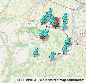 Mappa Via Ca' de Pralzi, 42030 Viano RE, Italia (6.83)