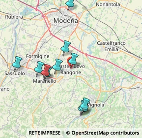 Mappa Via Roma, 41051 Castelnuovo Rangone MO, Italia (7.69364)