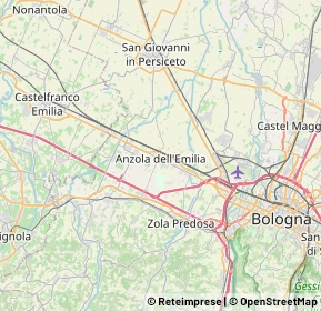 Mappa 40011 Anzola Dell Emilia BO, Italia (10.9005)
