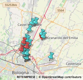 Mappa Via Giacomo Matteotti, 40057 Cadriano BO, Italia (3.5755)