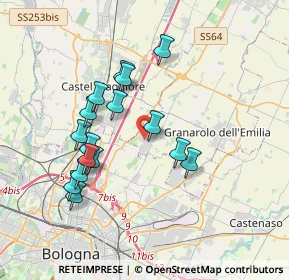 Mappa Via Giacomo Matteotti, 40057 Cadriano BO, Italia (3.41563)