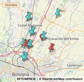 Mappa Via Giacomo Matteotti, 40057 Cadriano BO, Italia (3.49923)