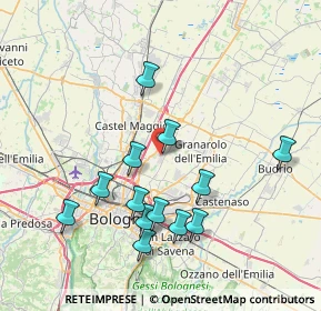 Mappa Via Giacomo Matteotti, 40057 Cadriano BO, Italia (7.70769)