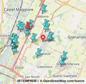 Mappa Via Giacomo Matteotti, 40057 Cadriano BO, Italia (2.031)