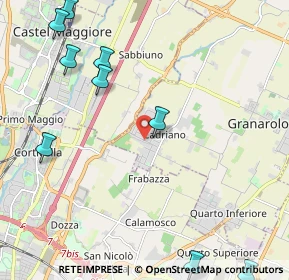Mappa Via Giacomo Matteotti, 40057 Cadriano BO, Italia (3.33)