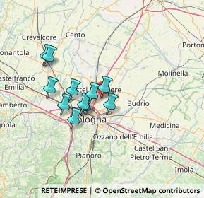 Mappa Via Giacomo Matteotti, 40057 Cadriano BO, Italia (11.02)