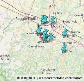 Mappa Via Montefiorino, 41049 Sassuolo MO, Italia (8.5825)