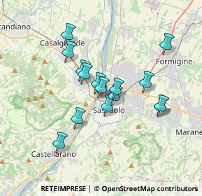 Mappa Via Montefiorino, 41049 Sassuolo MO, Italia (2.95)