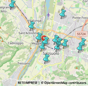 Mappa Via Montefiorino, 41049 Sassuolo MO, Italia (2.025)