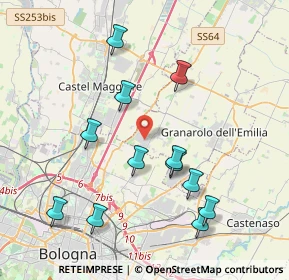 Mappa , 40057 Cadriano BO, Italia (4.09917)