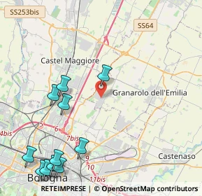 Mappa , 40057 Cadriano BO, Italia (5.64818)