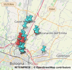 Mappa , 40057 Cadriano BO, Italia (3.682)