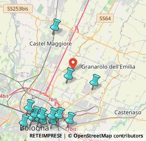 Mappa , 40057 Cadriano BO, Italia (6.11714)