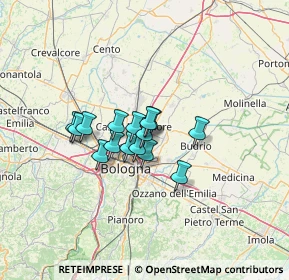 Mappa , 40057 Cadriano BO, Italia (8.23267)