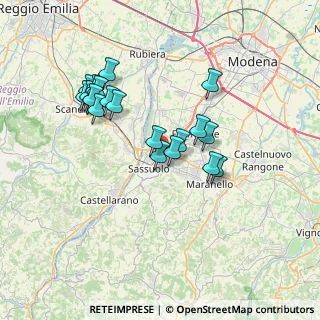Mappa Via S. Tommaso, 41049 Sassuolo MO, Italia (6.6995)