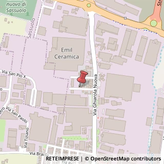 Mappa Via Don Zini, 22, 41042 Fiorano Modenese, Modena (Emilia Romagna)