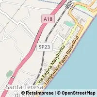 Hartă Santa Teresa di Riva