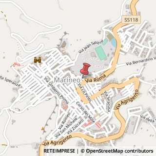 Mappa Via Crocifisso, 6, 90035 Marineo, Palermo (Sicilia)