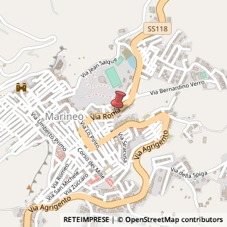 Mappa Via Roma, 33, 90035 Marineo, Palermo (Sicilia)