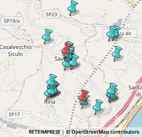 Mappa Via S. Rocco, 98038 Savoca ME, Italia (0.98214)