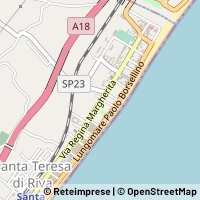 Kort Santa Teresa di Riva