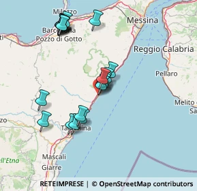 Mappa Via Guglielmo Marconi, 98028 Santa Teresa di Riva ME, Italia (16.0475)