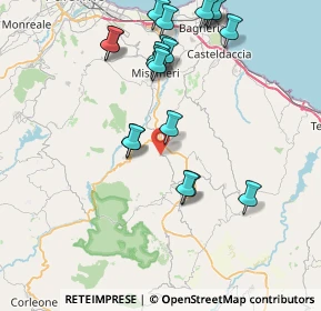 Mappa Via Sant'Anna, 90030 Bolognetta PA, Italia (9.787)