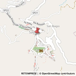 Mappa Via Borgo, 3, 98038 Savoca, Messina (Sicilia)