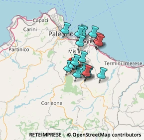 Mappa Via Unità D'Italia, 90035 Marineo PA, Italia (9.6845)