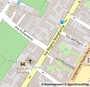 Mappa Via fiorentino, 98028 Santa Teresa Di Riva ME, Italia (0.08077)