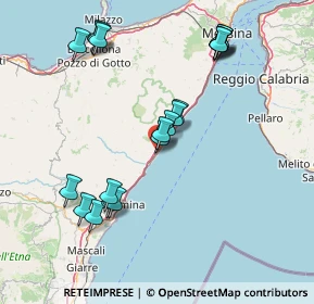 Mappa Via Campo Sportivo, 98028 Santa Teresa di Riva ME, Italia (18.13)