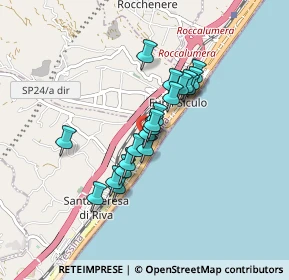 Mappa Via Campo Sportivo, 98028 Santa Teresa di Riva ME, Italia (0.695)