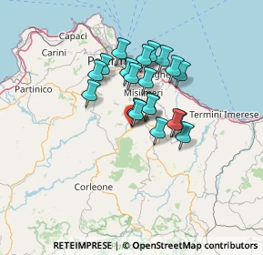 Mappa Via Umberto I, 90035 Marineo PA, Italia (10.8575)