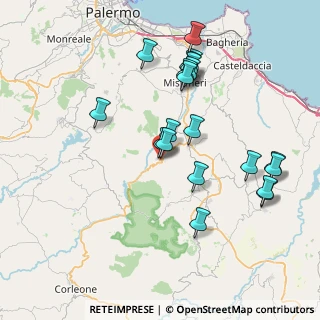 Mappa Via dei Vespri Siciliani, 90035 Marineo PA, Italia (8.7565)