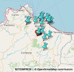 Mappa Corso dei Mille, 90035 Marineo PA, Italia (10.5115)